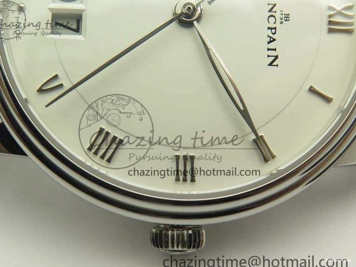 0212 SportInspired Villeret 6669 SS HG 1:1 Best Edition White Dial On Leather Strap V 8099